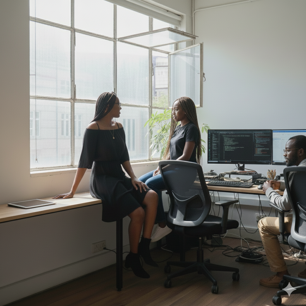 Team collaboration at Lenhac - innovative technology solutions